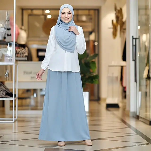 Outfit ke Mall Hijab