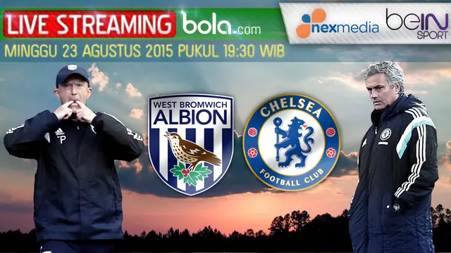Live streaming Premier League: West Bromwich Albion vs Chelsea