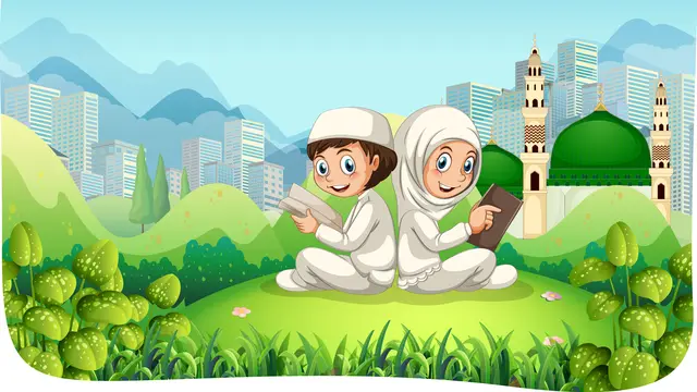 Ilustrasi santri