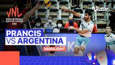 Berita video highlights Volleyball Nations League putra 2022, pertandingan antara Argentina melawan Prancis di Maruzen Intec Arena, Osaka, Japan, Sabtu (9/7/2022) pagi hari WIB.