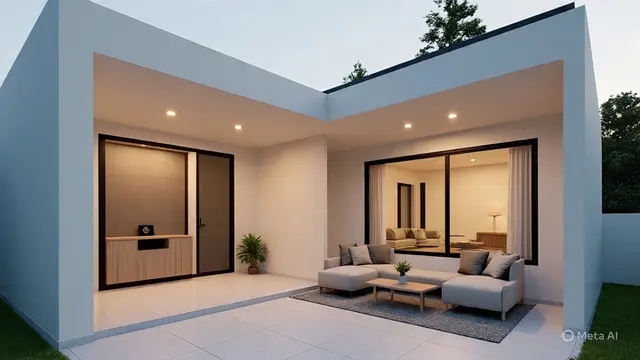 Desain Rumah Minimalis 2 Kamar Bernuansa Islami yang Asri