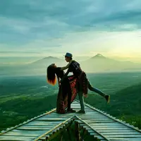 Punthuk Mongkrong, Magelang, Jawa Tengah. (Sumber Foto: yo.jie/Instagram)