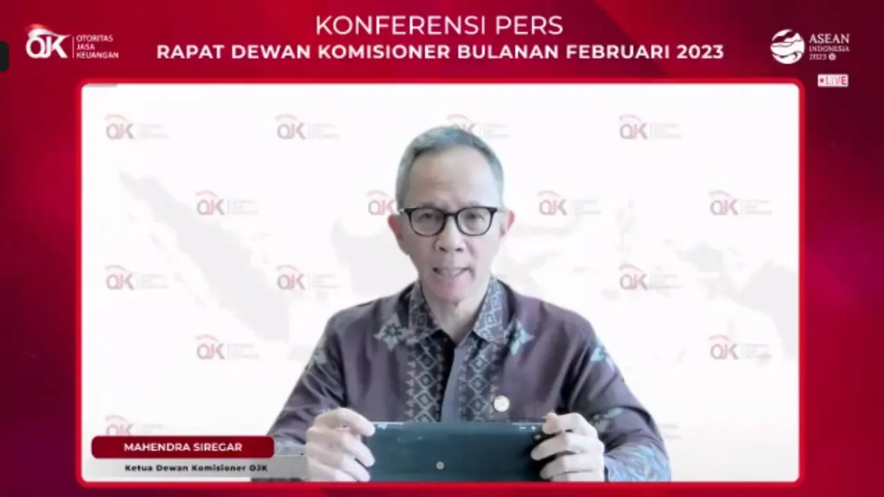 Ketua Dewan Komisioner Otoritas Jasa Keuangaj (OJK) Mahendra Siregar meyakini kalau ekonomi Indonesia tak akan jatuh resesi