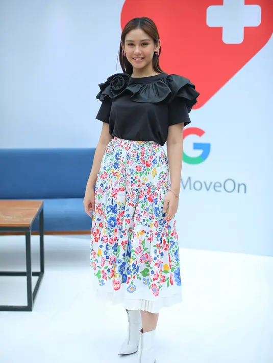 Vanesha Prescilla di temui kawasan SCBD, Jakarta Selatan, Kamis (6/2/2020). (Adrian Putra/Fimela.com)