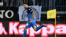 7. Francesco Caputo (Empoli) - 13 gol dan 3 assist (AFP/Marco Bertorello)