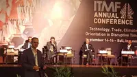 CEO and Co-Founder 88Spares.com, Hartmut Molzhan, ketika menjadi pembicara di ajang ITMF 2017 di Nusa Dua, Bali, Sabtu (16/9/2017). Dok: 88Spares.com