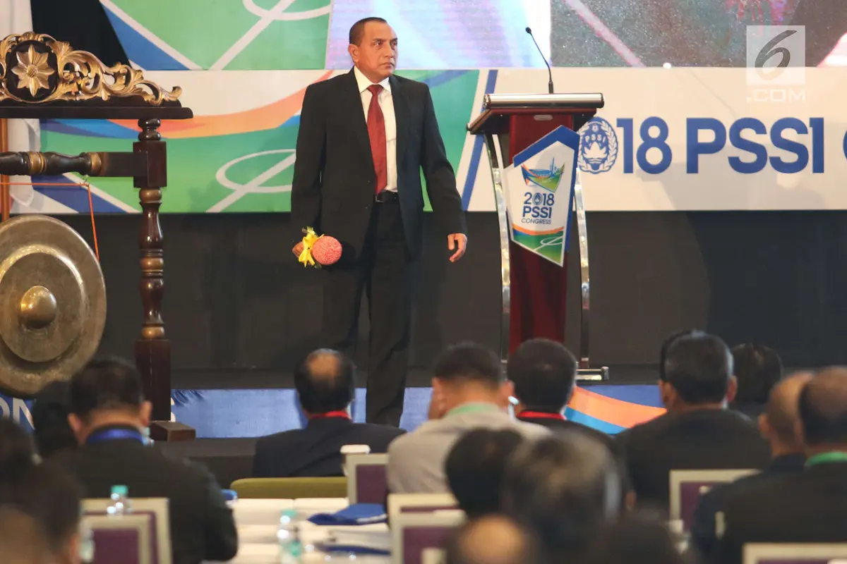 Bahas Dua Agenda, Kongres PSSI 2018 Resmi Dibuka Edy Rahmayadi