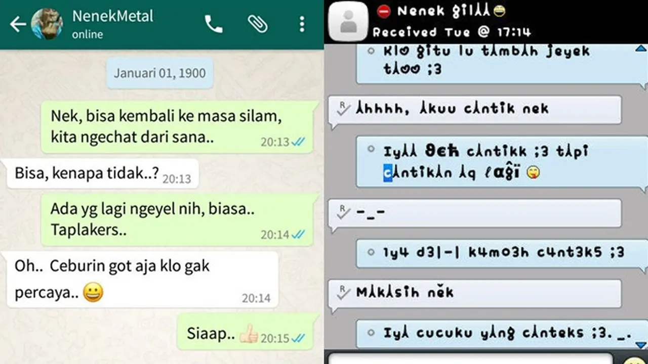 6 Chat Cucu dan Nenek Ini Bikin Geleng Kepala