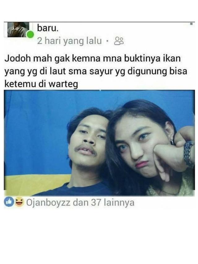 6 Status Facebook Bicara Jodoh Ini Absurd Banget, Bikin Ngakak