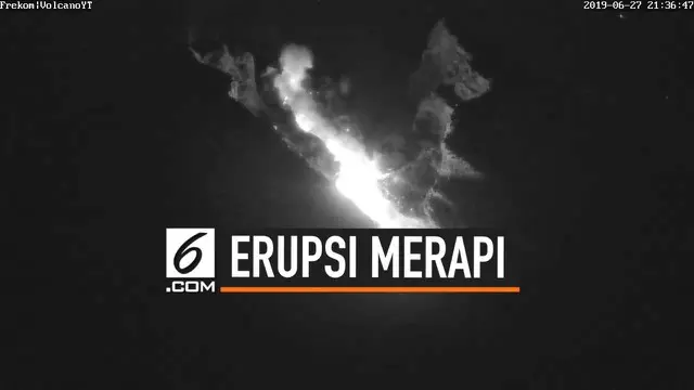 Aktivitas vulkanik Gunung Merapi terus terjadi. Kamis (28/6) malam Gunung Merapi kembali mengeluarkan lava pijar sebanyak 2 kali.