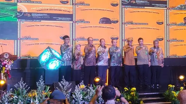 Dirjen Konservasi Sumber Daya Alam dan Ekosistem (KSDAE) KLHK Satyawan Pudyatmoko di acara Hari Konservasi Alam Nasional (HKAN) 2024
