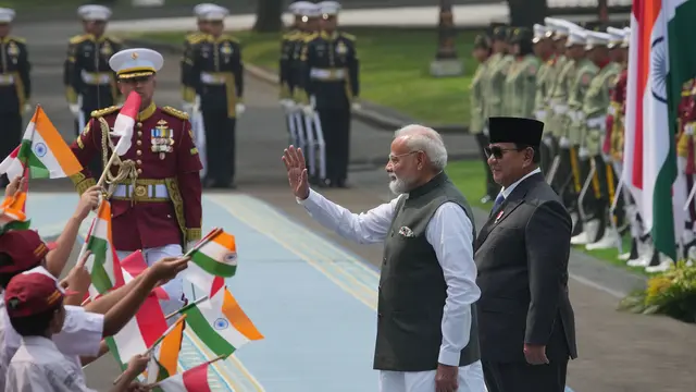 Presiden Prabowo Terima Kunjungan PM Modi Bahas Kemitraan Baru