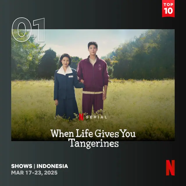 Rekomendasi Series Terlaris di Netflix Maret 2025. (sumber: netflix)