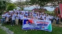 Calon Gubernur dan calon Wakil Gubernur Sulawesi Tengah (Sulteng) nomor urut 2, Anwar Hafid dan Reny Lamadjido mendapat dukungan dari masyarakat. (Ist).