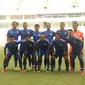 Persiba Balikpapan saat bermain di Piala Gubernur Kaltim 2018. (Liputan6.com/Abelda Gunawan)