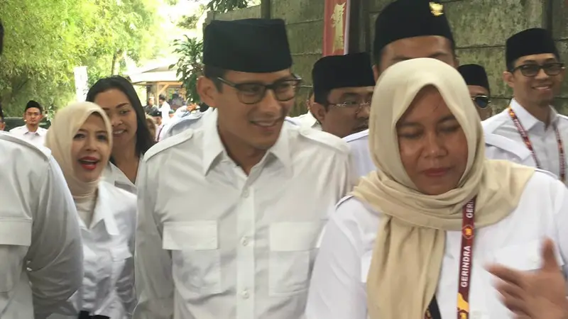 Sandiaga Uno kembali bergabung ke Partai Gerindra.