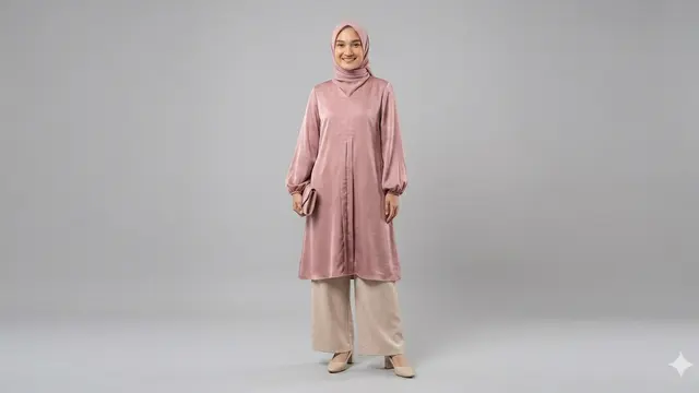 Ide Outfit Lebaran untuk Tubuh Petite agar Terlihat Proporsional. Gemini