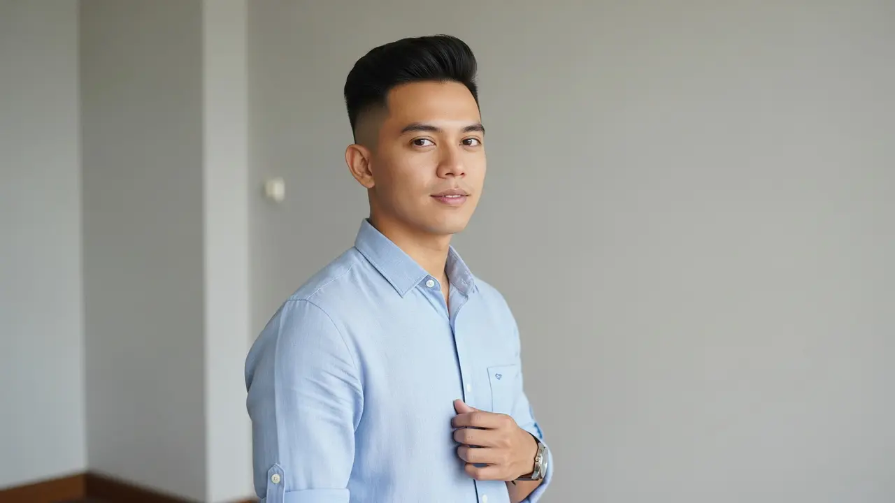 Gaya Rambut Pria Agar Terlihat Muda di 2025/ Ilustrasi AI