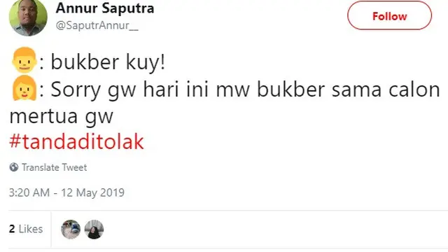 ajakan bukber ditolak (foto: @saputrannur_)