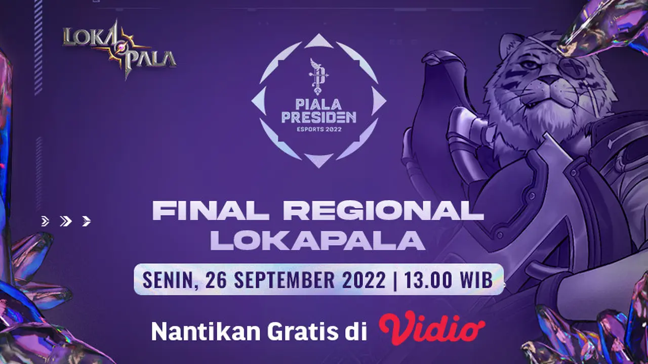 Link Live Streaming Final Regional Lokapala Piala Presiden eSports di Vidio, Siang Ini