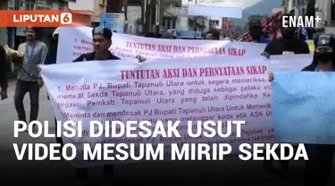 Status Tidak Jelas, Mahasiswa Tuntut Polisi Usut Kasus Video Mesum Mirip Sekda Taput