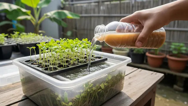 Cara Membuat Hidroponik dari Nampan Bekas Tanpa Listrik
