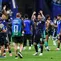 Kapten Argentina, Lionel Messi, berselebrasi setelah menundukkan Inggris pada semifinal Piala Dunia 2026 di Atlanta Stadium, Kamis (16/7/2026). (Shaun Botterill/Getty Images/AFP)
