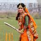 Sanjida Islam, pemain kriket Bangladesh yang ramai dibicarakan usai mengunggah foto jelang pernikahan dengan mengenakan busan tradisional (Dok.Instagram/@mistycricketer_10/https://www.instagram.com/p/CGkLjifHlIO/Komarudin)