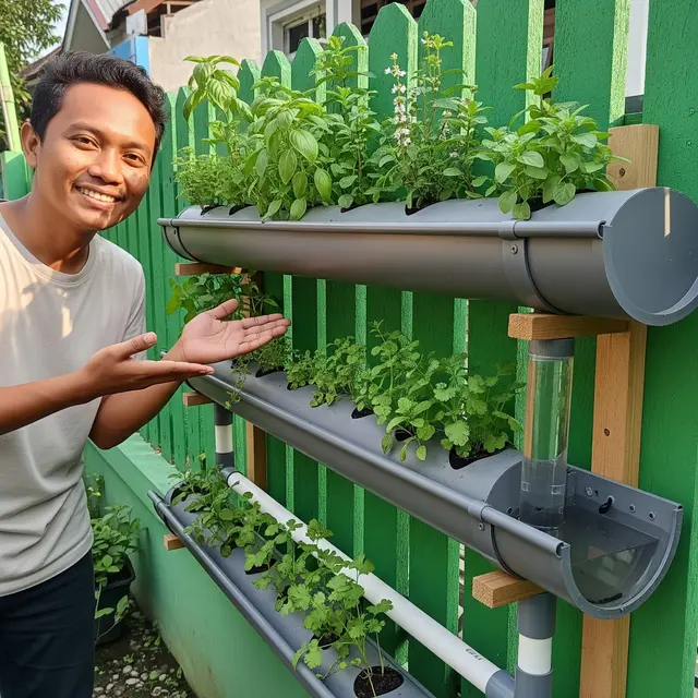 Self Watering Rain Gutters (Talang Air) (Gemini AI)