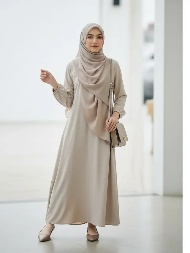 Mix anda Match Gamis Sepatu Tas