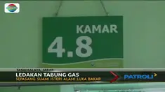 Di Tasikmalaya, Jawa Barat, suami istri dilarikan ke rumah sakit dengan luka bakar di sekujur tubuh akibat tabung gas 3 kilogram meledak.