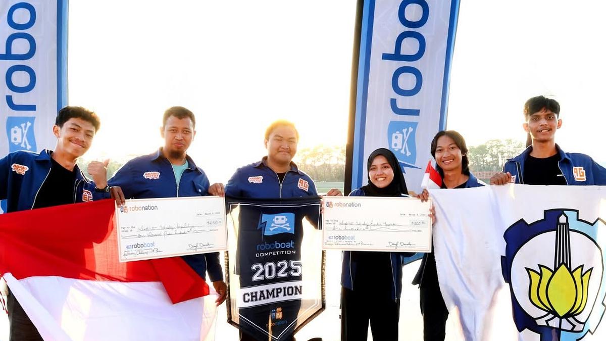 Tim Barunasta dari Kampus ITS Juara 1 di Kompetisi Robotik Amerika Serikat