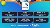 Link Live Streaming WTA Brisbane International 2024 di Vidio Pekan Ini. (Sumber: dok. vidio.com)