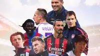 Ilustrasi - Zlatan Ibrahimovic, Son Heung-min, Joey Barton, Nicklas Bendtner, Adebayor, Jens Lehmann, Ribery, Ljungberg (Bola.com/Adreanus Titus)
