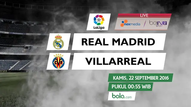 La Liga_Real Madrid Vs Villarreal (Bola.com/Adreanus Titus)