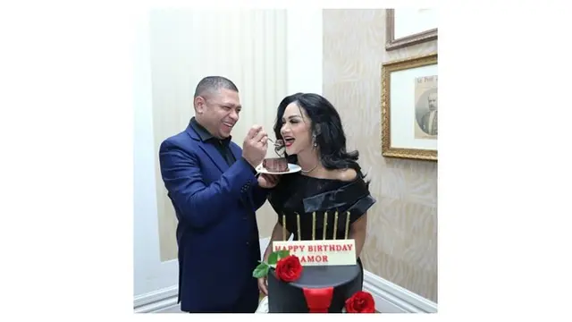 7 Potret Krisdayanti Rayakan Ulang Tahun Raul Lemos, Meriah dan Romantis