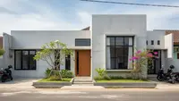 10 Model Depan Rumah Coran Minimalis, Bentuknya Sedang Tren di 2026