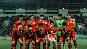 Starting XI Timnas Indonesia U-19 saat menghadapi Myanmar dalam laga perdana mereka di Grup A Piala AFF U-19 2026 yang digelar di Stadion Utama Sumatra Utara, Deli Serdang, Senin (1/6/2026). (Dok. PSSI)