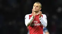 Manajer Arsene Wenger menilai Jack Wilshere memiliki karakter pemimpin dan merupakan kandidat kapten masa depan Arsenal. (AFP/Paul Ellis)