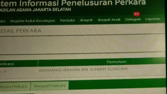Talak Cerai Baim Wong. (M Altaf Jauhar/ Liputan6.com)