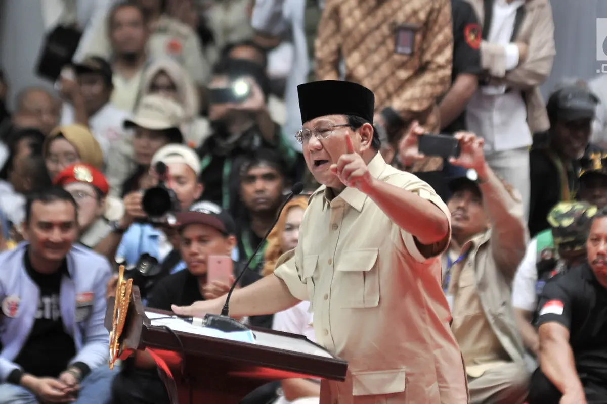 Prabowo Bekali Ribuan Relawan untuk Menangkan Pilpres 2019
