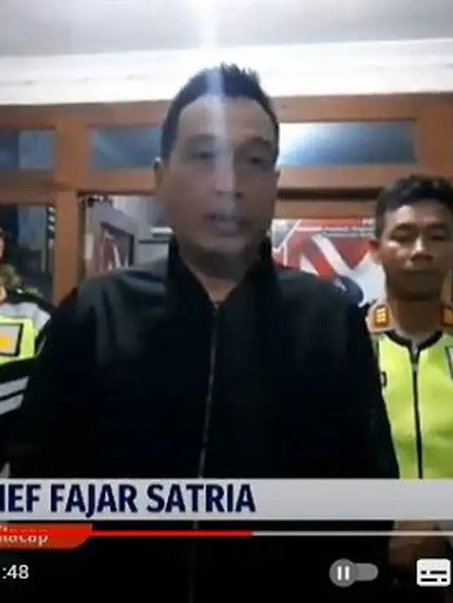Wakapolresta Cilacap, AKBP Arief Fajar Satria. (YouTube Liputan6)