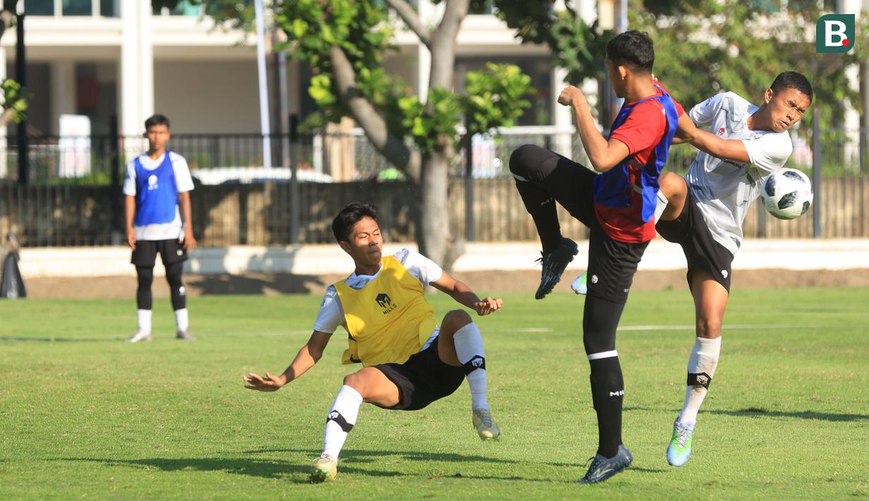 Persaingan untuk mendapatkan tempat di skuad Timnas Indonesia U-17 untuk Berlaga di Piala Dunia berjalan ketat.(Bola.com/M Iqbal Ichsan)