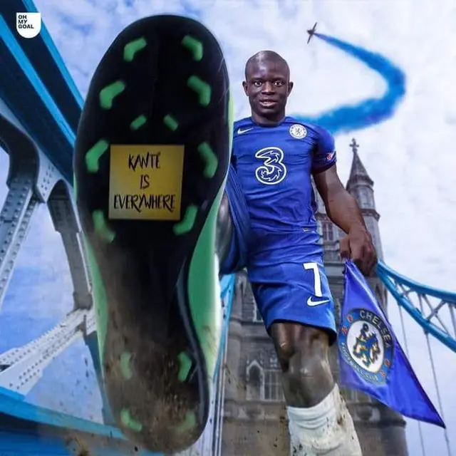 Disebut Calon Pemenang Ballon D'Or, 6 Editan Foto N'Golo Kante Ini Kocak