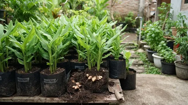 Cara Menanam Kunyit Putih di Polybag untuk Kebun Mini di Rumah