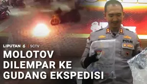 Molotov Dilempar ke Gudang Ekspedisi