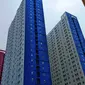 Perempuan penghuni apartemen di Cempaka Putih, Jakarta Pusat ditemukan tewas. (Liputan6.com/Ady Anugrahadi)