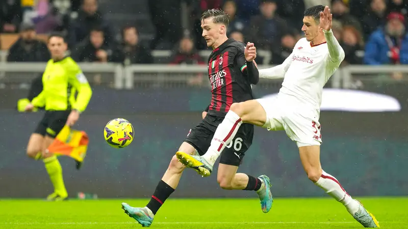 AC Milan Gagal Menang Lawan AS Roma di Liga Italia