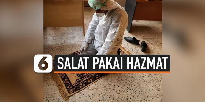 VIDEO: Momen Paramedis Salat Pakai Baju Hazmat Jadi Viral