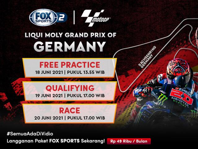 Jadwal Live Streaming Rangkaian Balapan Motogp Jerman Sabtu 19 Juni 2021 Catat Ada Kualifikasi Motogp Bola 
